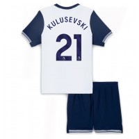 Dječji Nogometni Dres Tottenham Hotspur Dejan Kulusevski #21 Domaci 2024-25 Kratak Rukav (+ Kratke hlače)